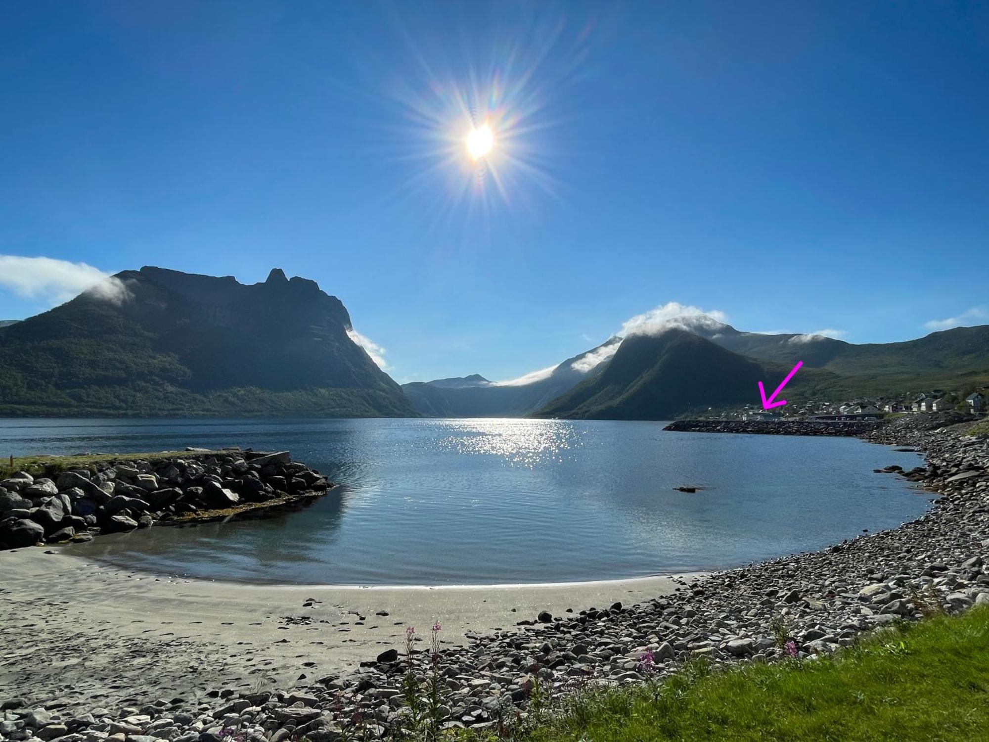 Vacation Home In Fjordgard With Views Of Segla And The Fjord Buitenkant foto